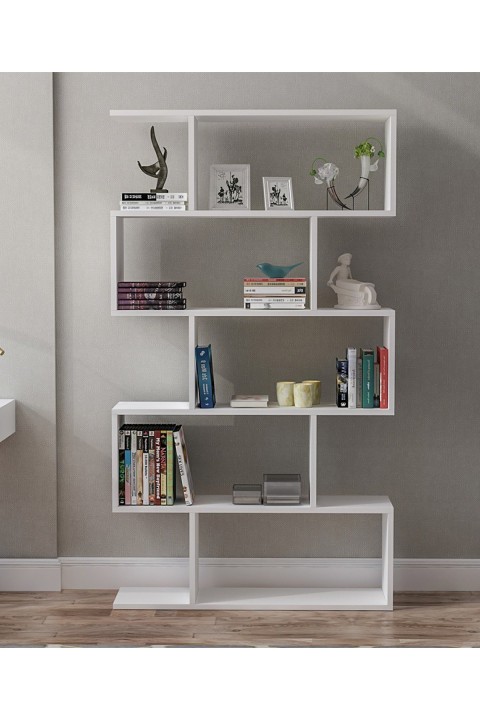 Favora Yahel Büyük Kitaplık - Beyaz