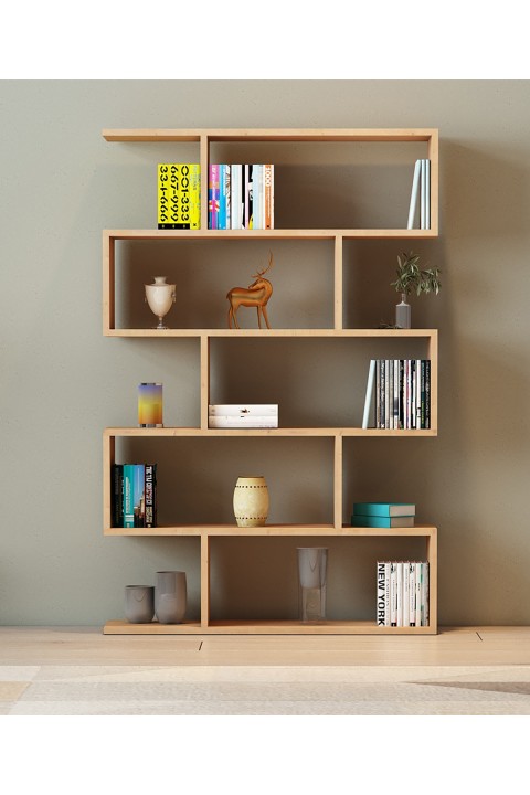 Favora Yahel Büyük Kitaplık - Safir Meşe