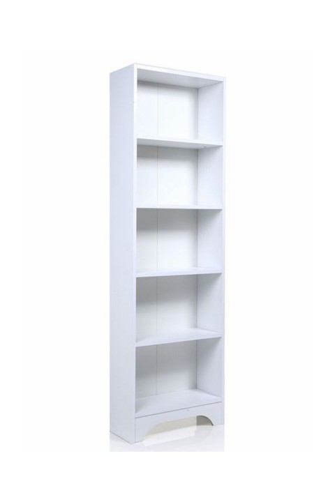 Favora Zeus 5 Raflı Kitaplık - Beyaz