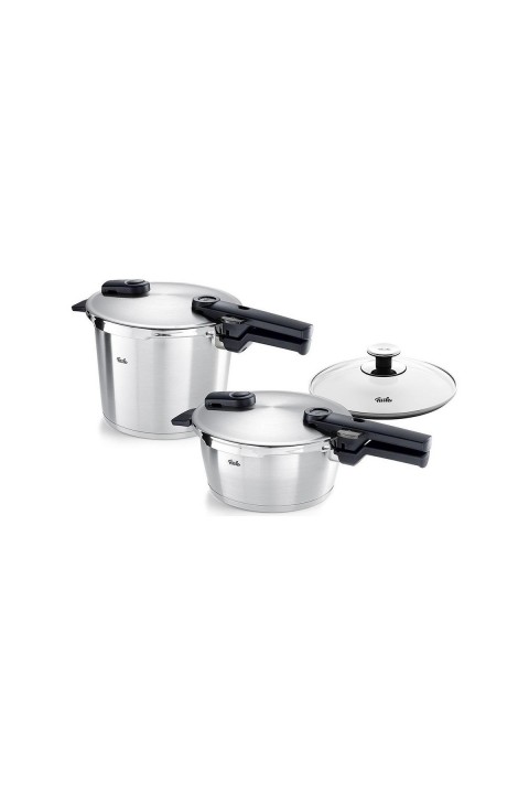 Fissler Vitaquick Glossy 6 Lt+3,5 Lt Düdüklü