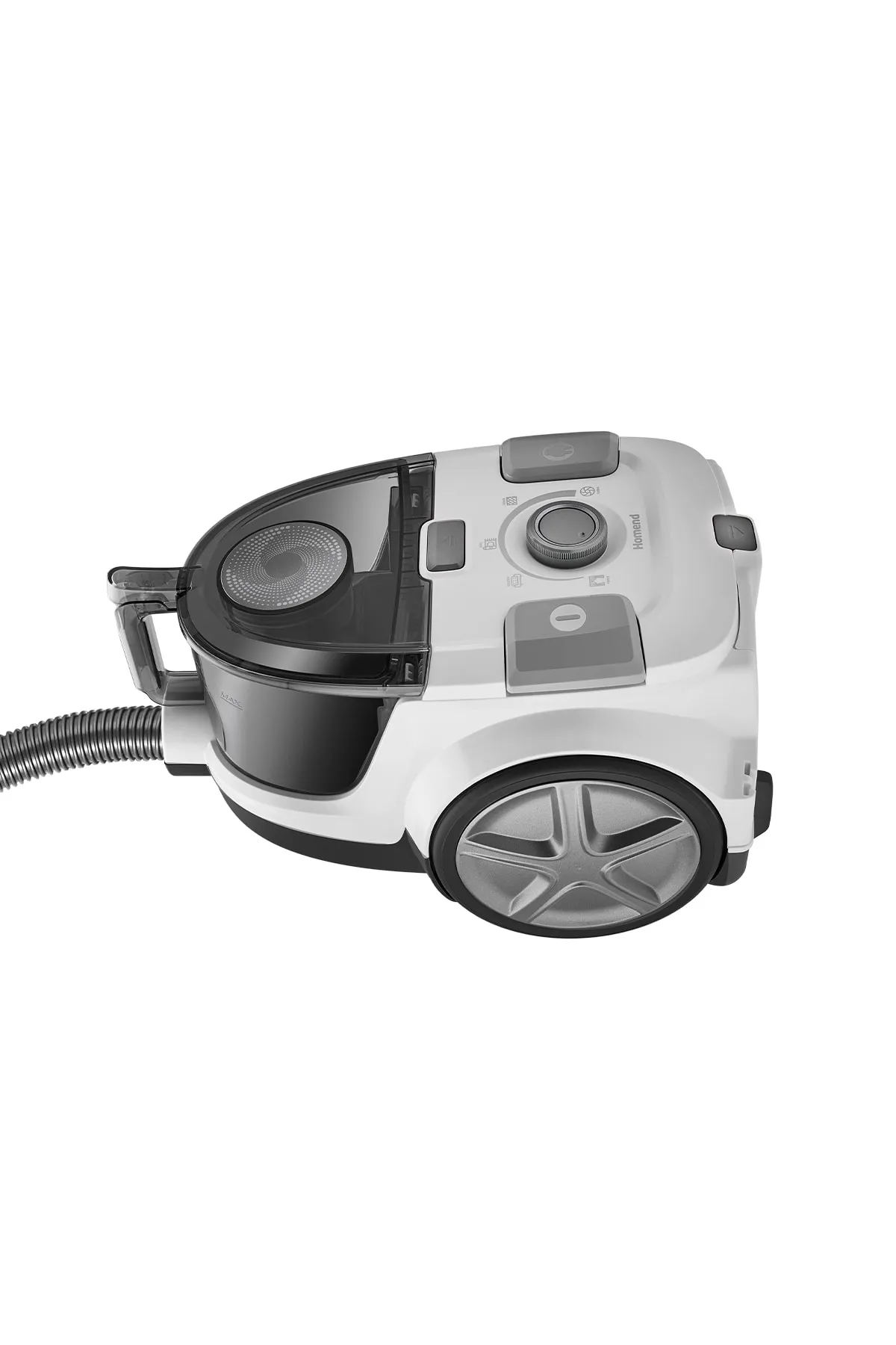 Homend Dustroyer 1252H Yatay Süpürge - Siyah - Beyaz