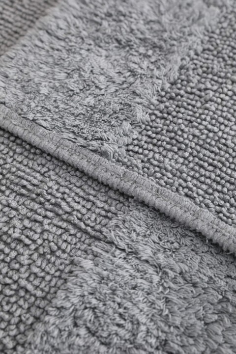 Tufting %100 Natural Pamuk 2li Banyo Paspas Takımı