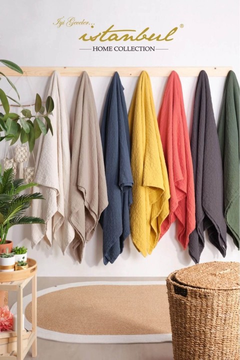 İyi Geceler Zen Stone Tek Kişilik Yatak Örtüsü Seti - Haki