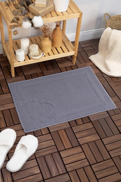 Leoline %100 Pamuk Premium Ayak Havlusu  - Antrasit