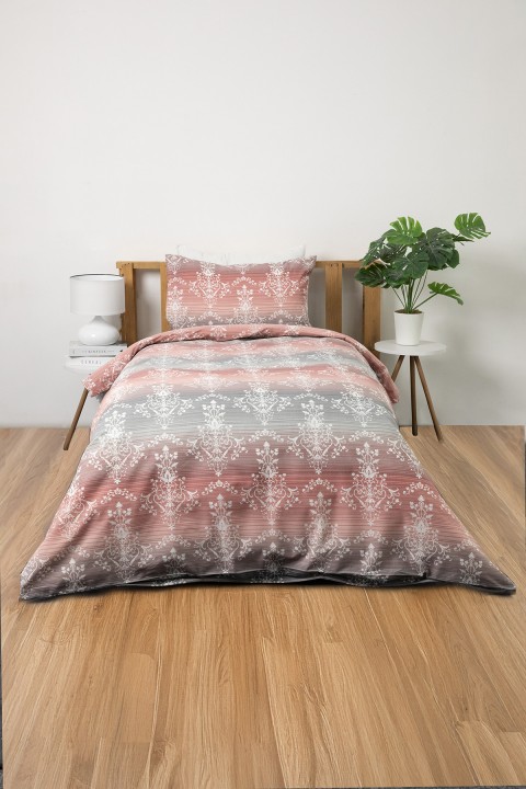 Nova Lastikli Tek Kişilik Nevresim Takımı - Pembe