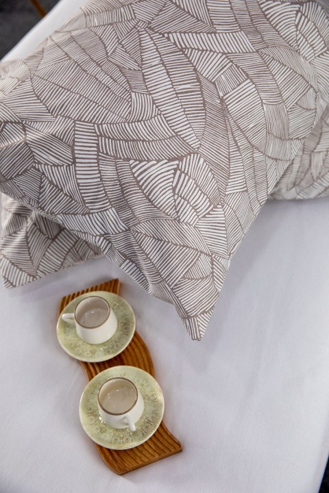 Nuvo 2'li Yastık Kılıfı - Kahve