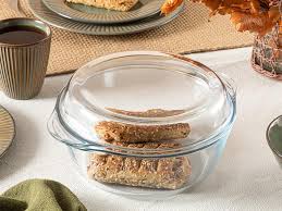 Paşabahçe Kapaklı Borcam Tencere Büyük Boy 2100cc 59003