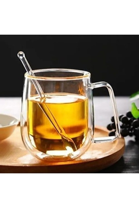 Perotti 12469 Double Wall Çift Cidarlı Cam Kupa 300 Ml