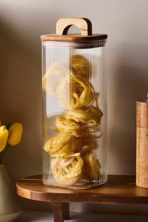 Perotti 14841 Acacia 1800 Ml Cam Kavanoz