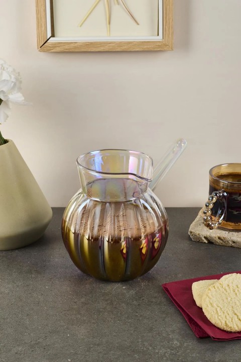 Perotti 16439 Felicita Line Luster Borosilikat Cam Cezve