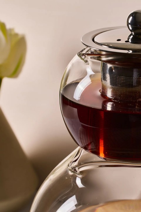 Perotti 16486 Diego Borosilikat Cam Çaydanlık