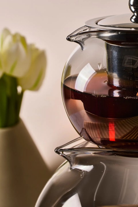 Perotti 16488 Diego Füme Cam Çaydanlık