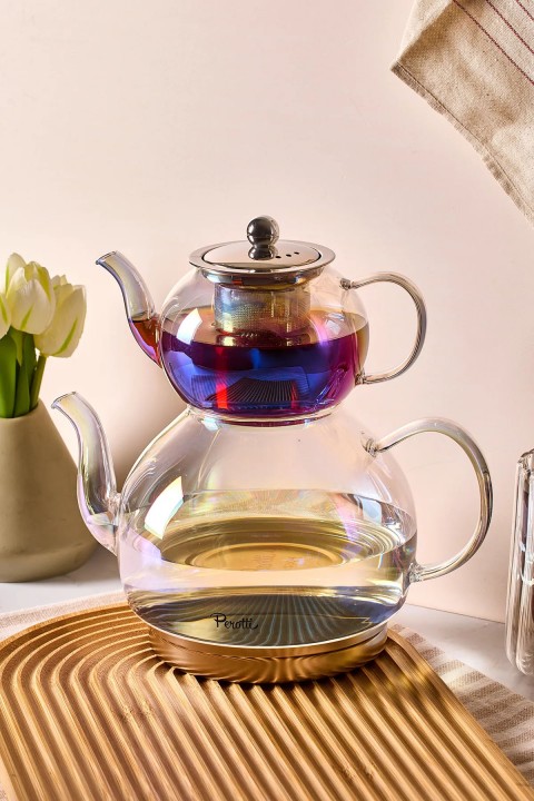 Perotti 16490 Keyfxİ Ala Luster Cam Çaydanlık