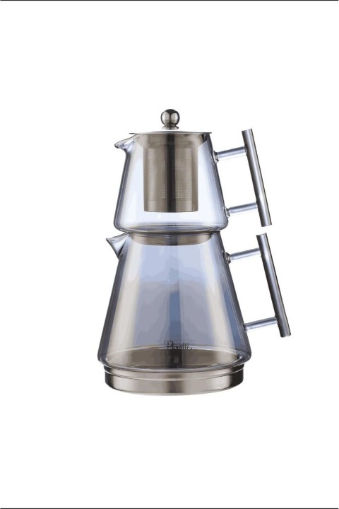 Perotti 16503 Franca Füme Cam Çaydanlık