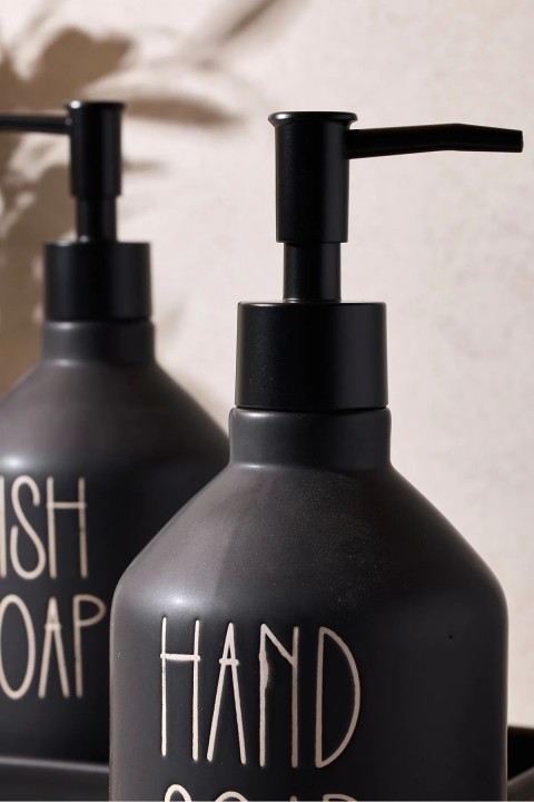 Perotti 16754 Sapone Black 2'li Mutfak Sabunluk