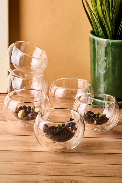 Perotti 17577 Bowy 6'lı Çift Cidarlı Kase