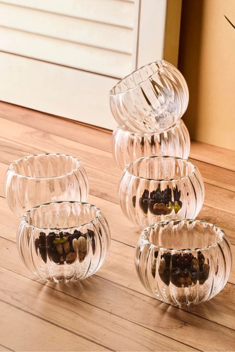 Perotti 17582 Bowy Line 6'lı Çift Cidarlı Kase