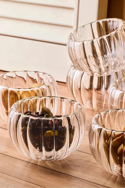 Perotti 17583 Bowy Line 6'lı Çift Cidarlı Kase