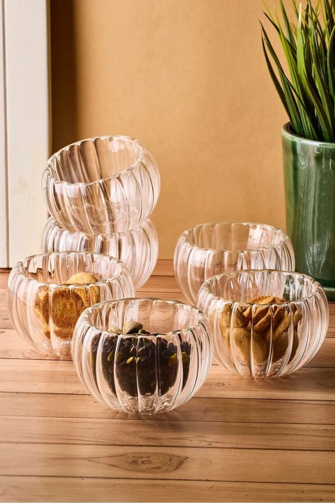 Perotti 17583 Bowy Line 6'lı Çift Cidarlı Kase