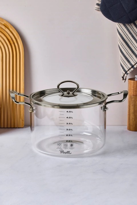 Perotti 17646 Logan Silver Tencere  4.5 Lt