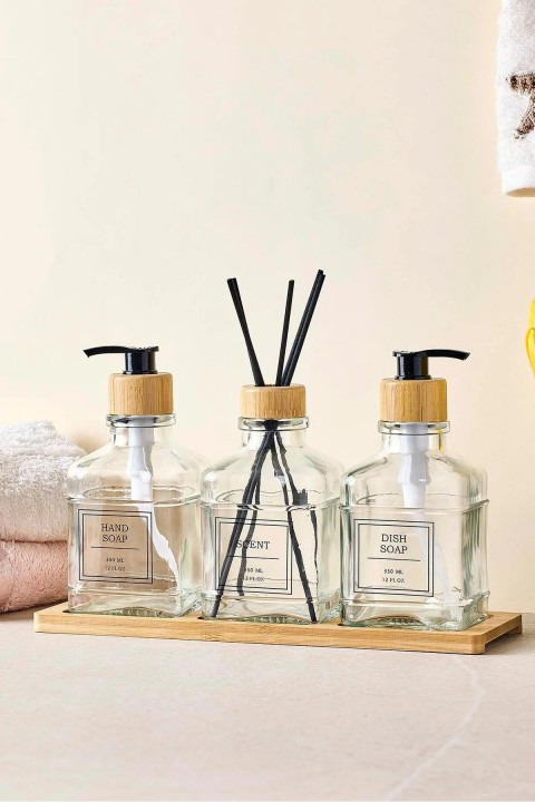 Perotti 18045 Rogan 3'lü Sıvı Sabunluk Seti 