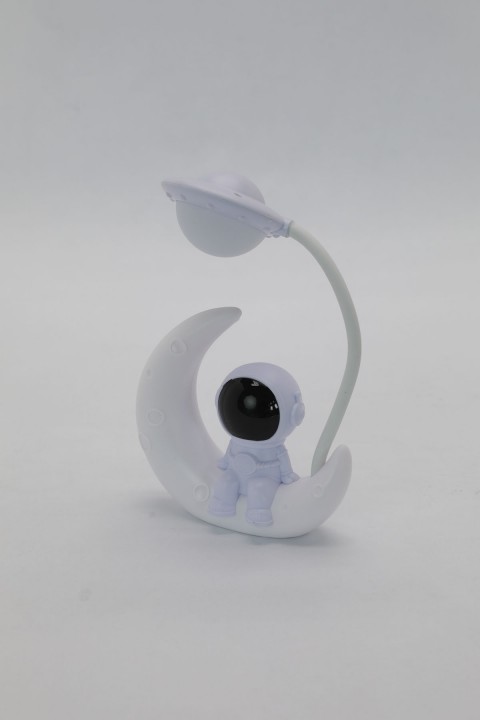 Pitech Astronot Masa Üstü Çocuk Lambasi - Krem