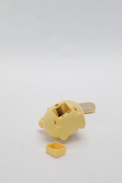 Pitech Kedili Masa Üstü Çocuk Lambası - Sarı