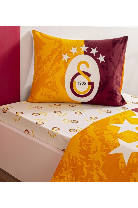 Taç 5 Yıldız Galatasaray Nevresim Takımı - Kırmızı