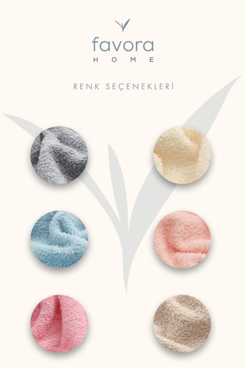 Yoncagül Ponponlu 2li El Yüz Havlusu 50x90 - Krem