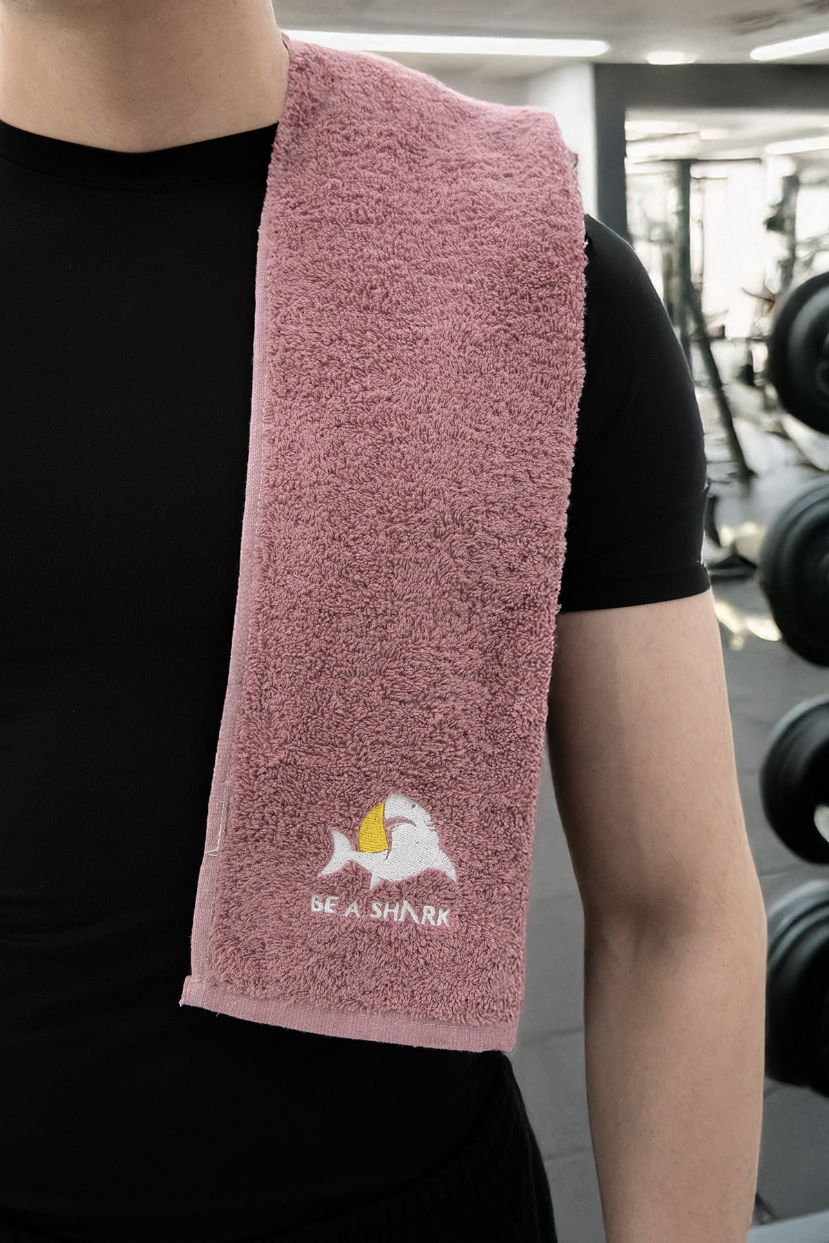 Spor Antrenman Havlusu 105x30 - Mürdüm